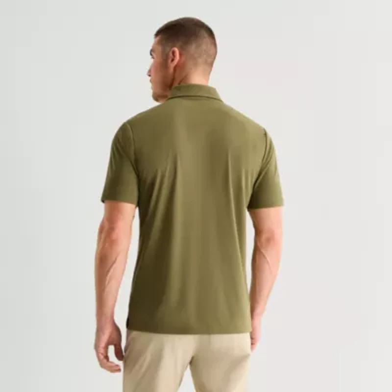Stylus Mens Regular Fit Short Sleeve Polo Shirt