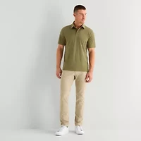 Stylus Mens Regular Fit Short Sleeve Polo Shirt