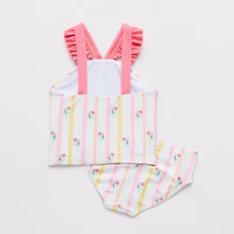 Disney Collection Little & Big Kid Girls Princess 2-pc. Tankini Set