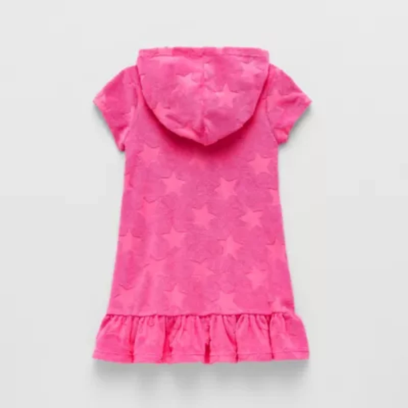 Disney Collection Little & Big Kid Girls Minnie Mouse Knit Dress Swimsuit Cover-Up