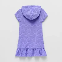 Disney Collection Little & Big Kid Girls Princess The Mermaid Knit Dress Swimsuit Cover-Up