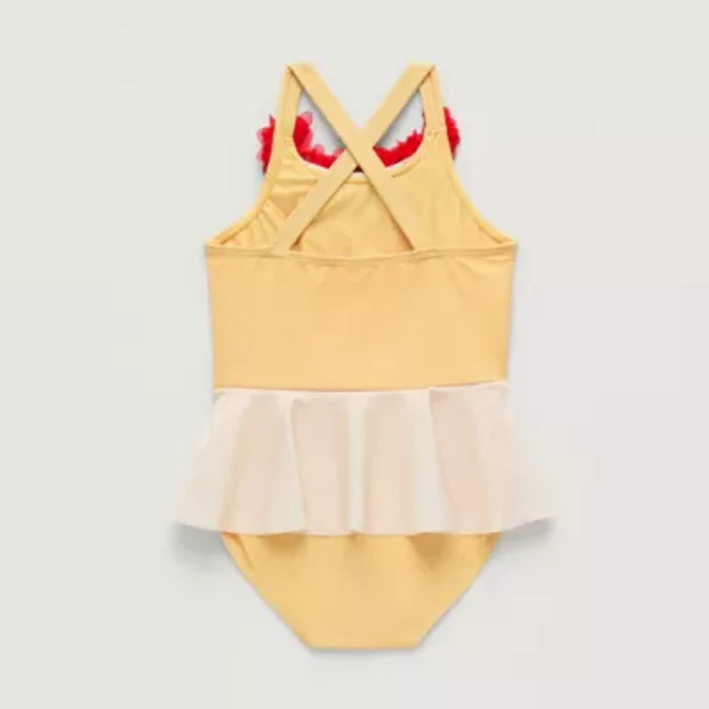 Disney Collection Toddler Girls Belle Princess One Piece Swimsuit