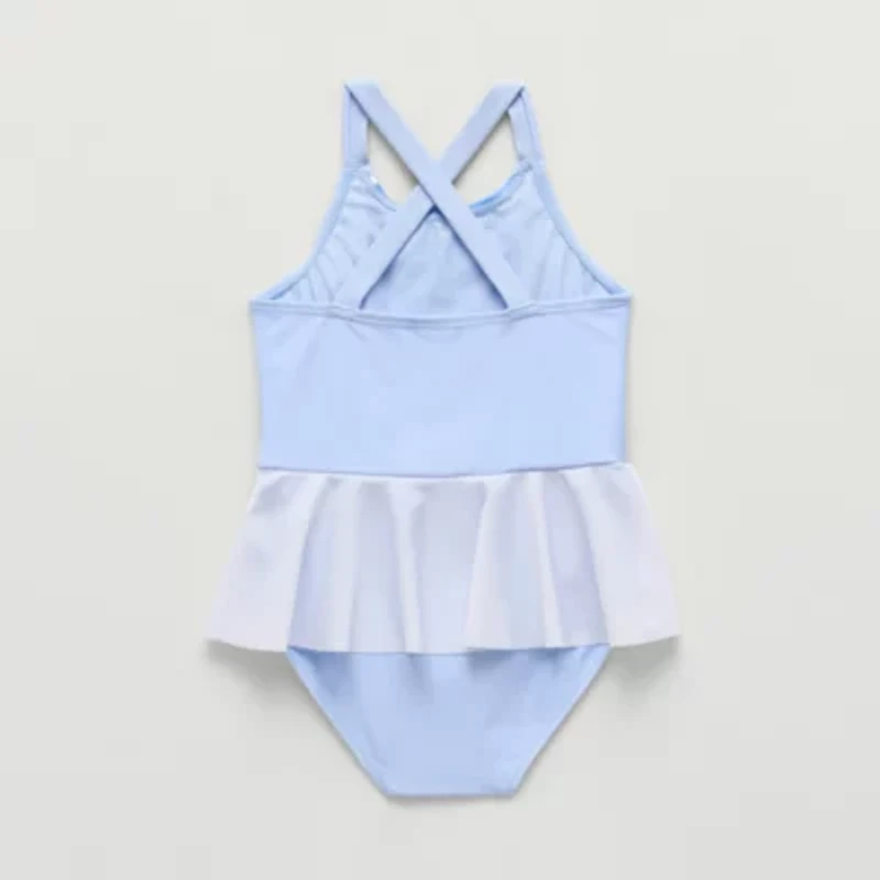 Disney Collection Toddler Girls Cinderella Princess One Piece Swimsuit