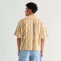 Arizona Mens Short Sleeve Regular Fit Button-Down Shirt