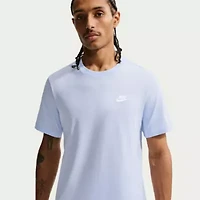 Nike Club Embroidered Logo Mens Crew Neck Short Sleeve Active Big and Tall T-Shirt