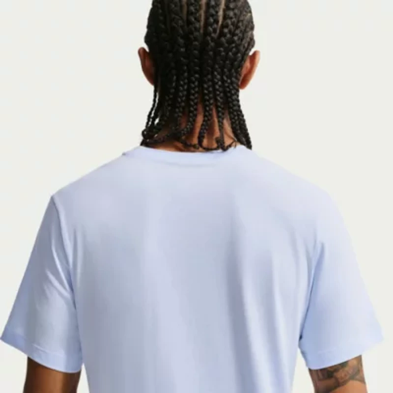 Nike Club Embroidered Logo Mens Crew Neck Short Sleeve Active Big and Tall T-Shirt