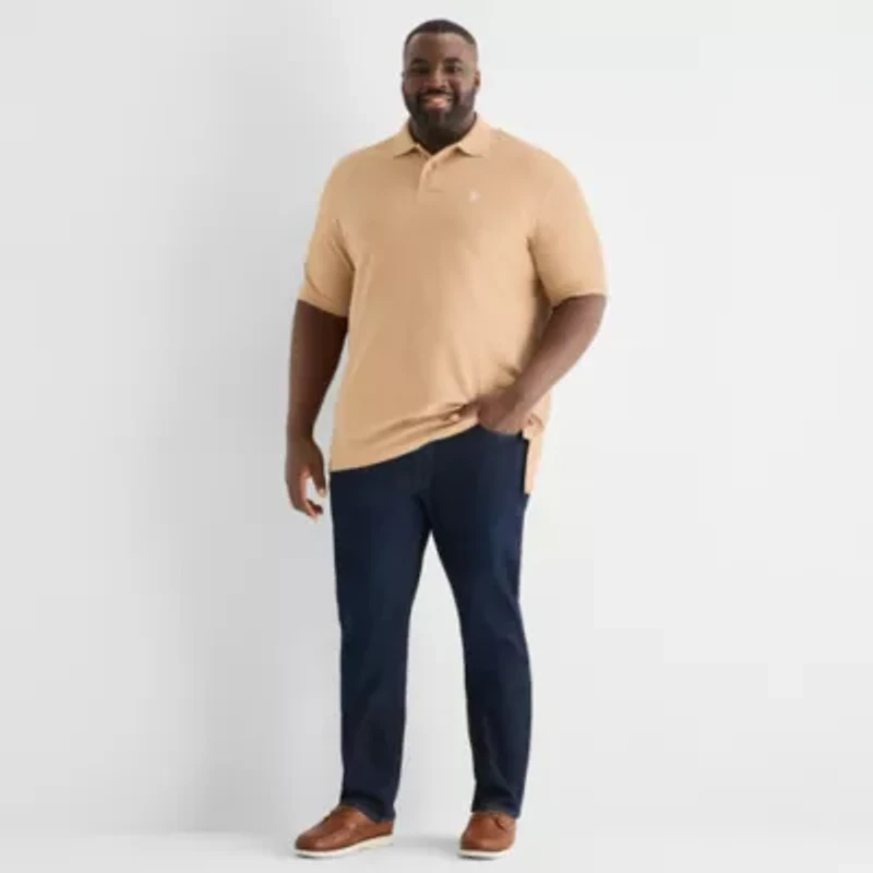 U.S. Polo Assn. Ultimate Pique Big and Tall Mens Classic Fit Short Sleeve Shirt