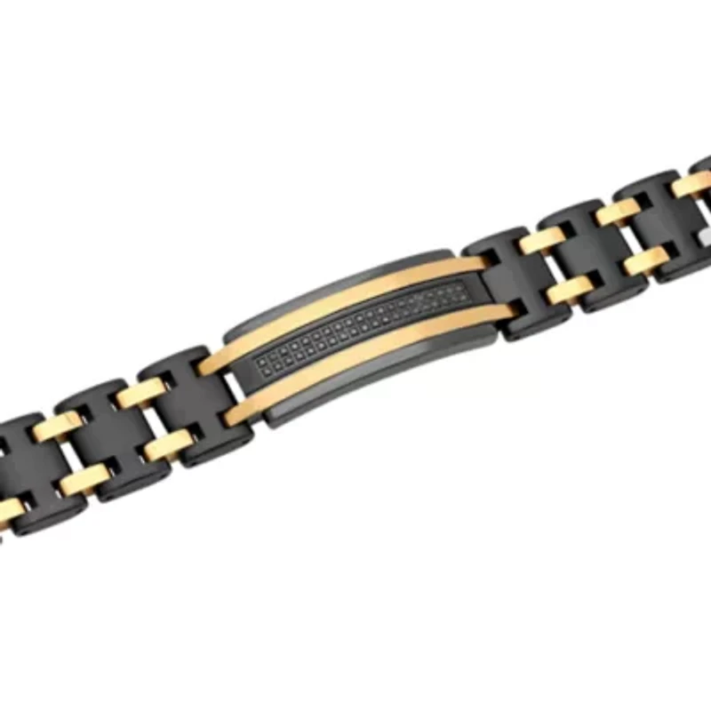 Mens Stainless Steel 8 1/2 Inch Link Bracelet