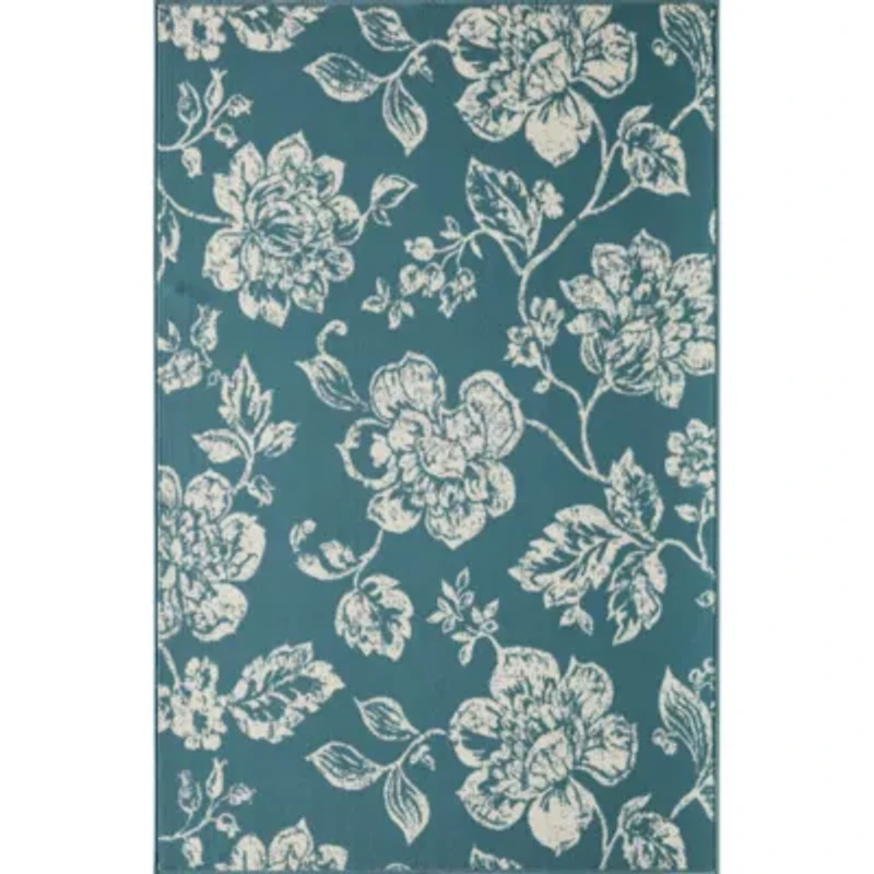 Momeni Baja Floral Rectangle Rugs