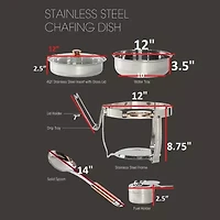 Denmark 8-pc. Stainless Steel Chafing Dish