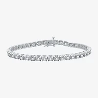 2 CT. T.W. Natural White Diamond 10K or Yellow Gold 7.5 Inch Tennis Bracelet