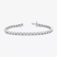 2 CT. T.W. Natural White Diamond 10K or Yellow Gold 7.5 Inch Tennis Bracelet