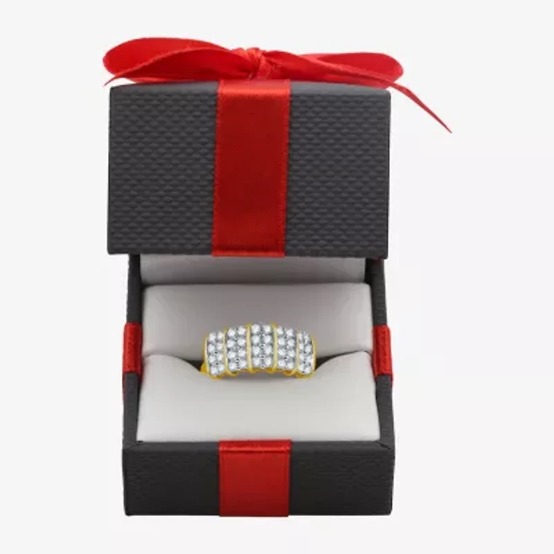 2MM 1 CT. T.W. Natural White Diamond Band Sterling Silver or 14K Gold Over