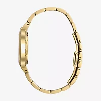 Bulova Rubaiyat Womens Diamond Accent Gold Tone Stainless Steel Bracelet Watch 97p125