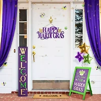 Glitzhome 42" Welcome Porch Sign Yard Art