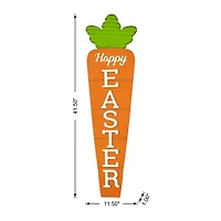 Glitzhome 41.5"H Carrot Easter Yard Art