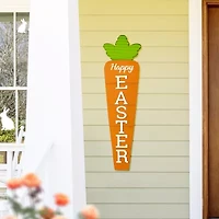 Glitzhome 41.5"H Carrot Easter Yard Art