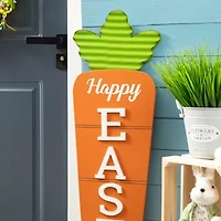 Glitzhome 41.5"H Carrot Easter Yard Art