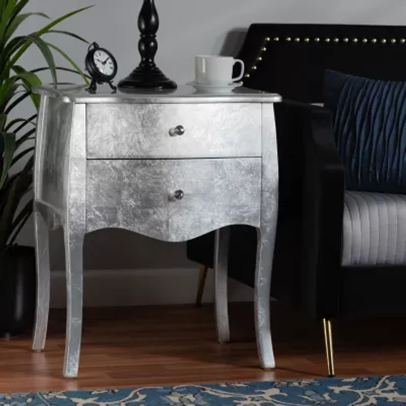 Patrice 2-Drawer Nightstand