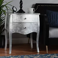 Patrice 2-Drawer Nightstand