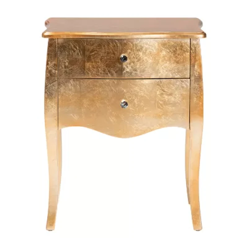 Patrice 2-Drawer Nightstand