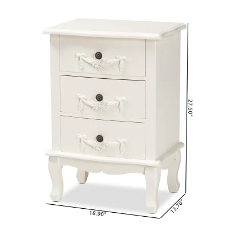 Callen 3-Drawer Nightstand