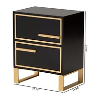 Giolla 2-Drawer Nightstand