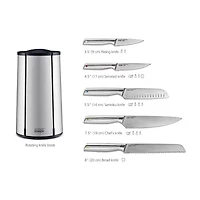 Joseph Joseph  Elevate Steel 6-pc. Knife Block Set