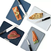 Joseph Joseph Folio Plus Colour Coded Knife & Chopping Board 8-pc. Set
