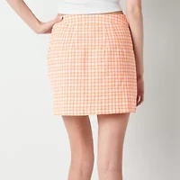 Arizona Womens Mid Rise Scooter Skirt