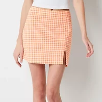 Arizona Womens Mid Rise Scooter Skirt
