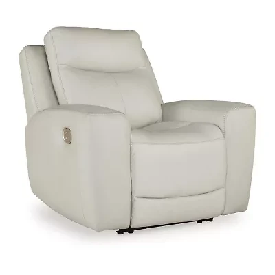 Signature Design By Ashley® Mindanao Dual Power Leather Recliner