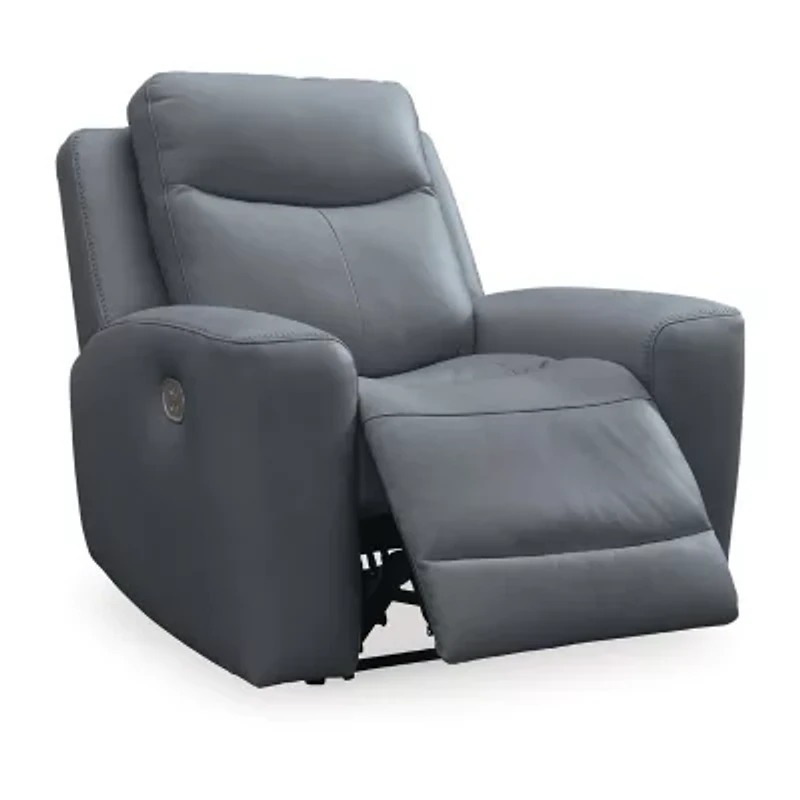 Signature Design By Ashley® Mindanao Dual Power Leather Recliner