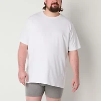 Shaquille O'Neal XLG Activated Cooling Mens 3 Pack Short Sleeve Crew Neck T-Shirt Big and Tall