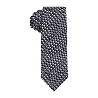 Van Heusen Stain Shield Navy Small Geometric Tie