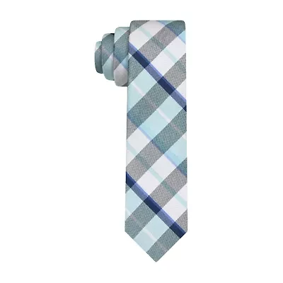 J. Ferrar Plaid Tie