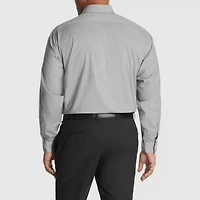 Van Heusen Big And Tall Comfort Performance Mens Regular Fit Stretch Fabric Wrinkle Free Long Sleeve Dress Shirt