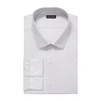 Van Heusen Big Comfort Performance Mens Classic Fit Stretch Fabric Wrinkle Free Long Sleeve Dress Shirt