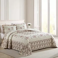 Beatrice Home Fashions Carnation Embroidered Pillow Sham