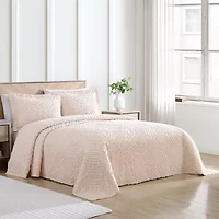 Beatrice Home Fashions Wedding Ring Chenille Bedspread