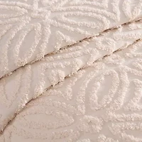 Beatrice Home Fashions Wedding Ring Chenille Bedspread