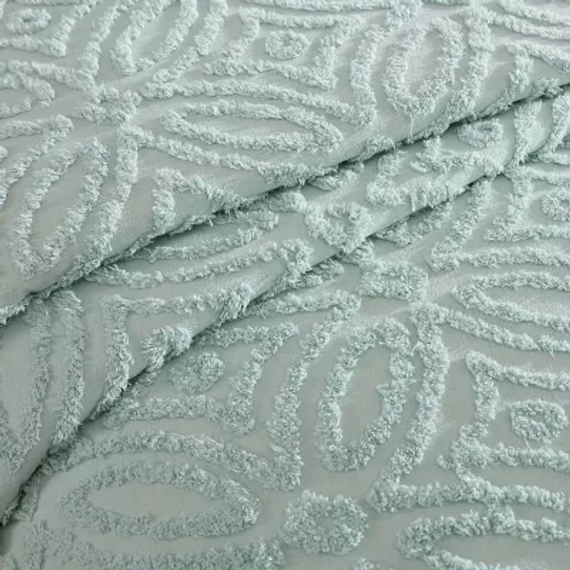 Beatrice Home Fashions Wedding Ring Chenille Bedspread