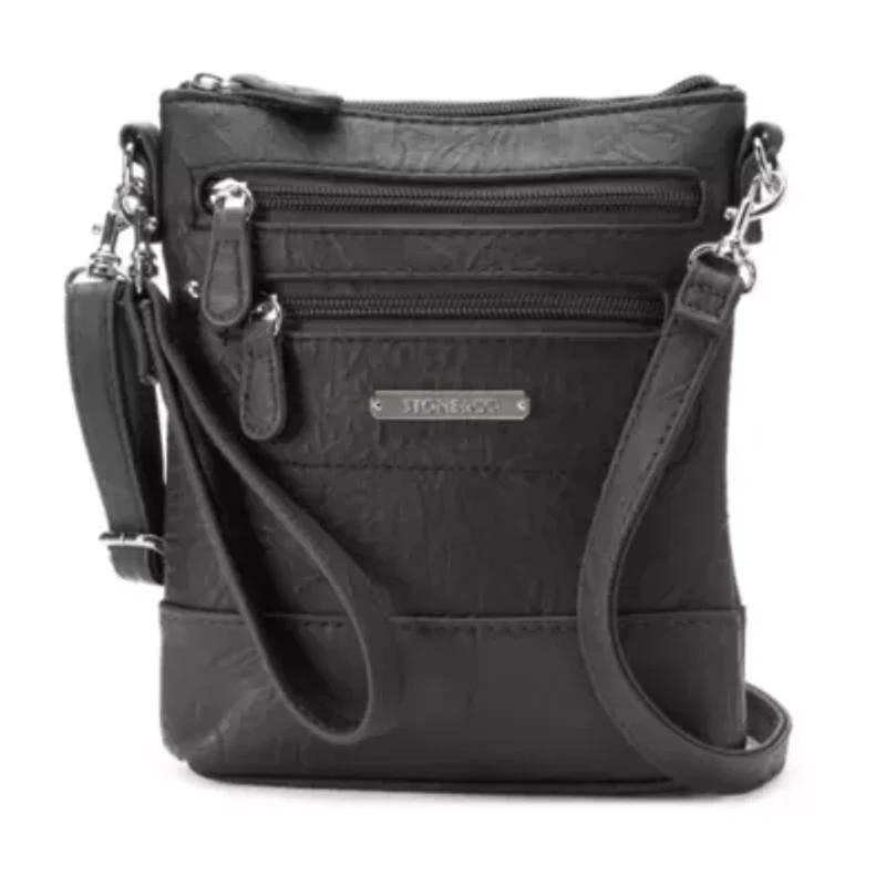 Stone Mountain North South 3-Bagger Washed Crossbody Bag