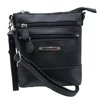 Stone Mountain North South 3-Bagger Washed Crossbody Bag