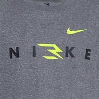 Nike 3BRAND by Russell Wilson Big Kid Boys Crew Neck Short Sleeve Regular Fit Graphic T-Shirt