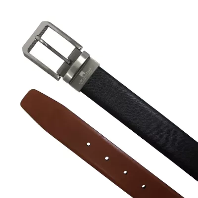 Collection By Michael Strahan Saffiano Mens Belt