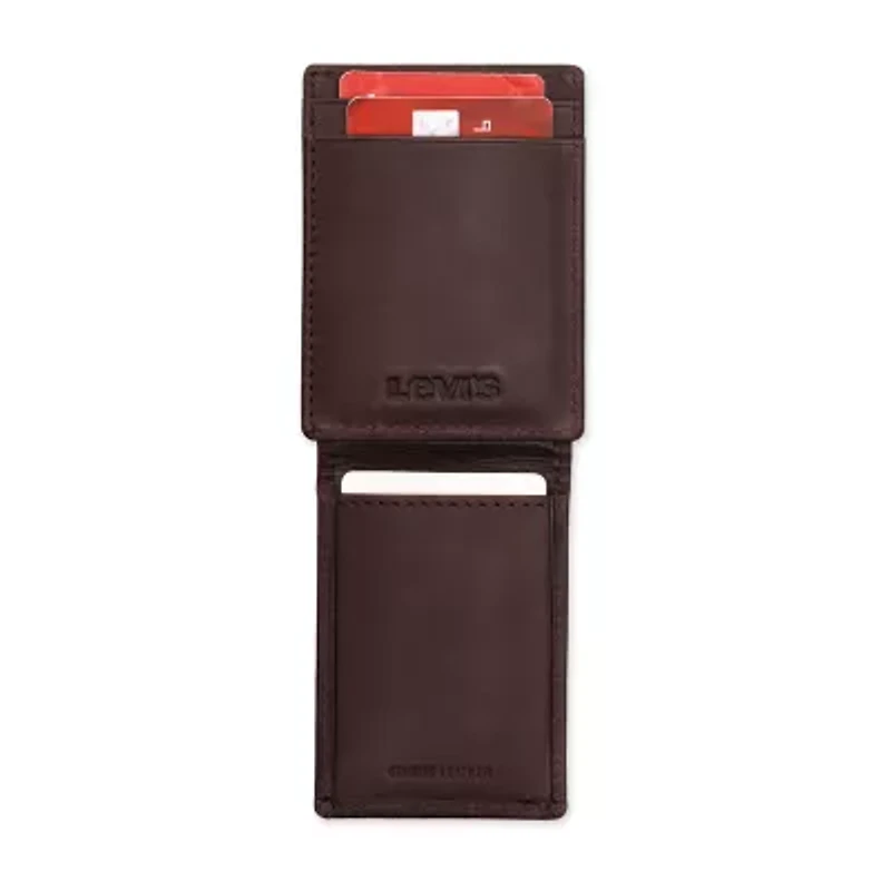 Levi's® Marconi Wide Magnetic Front Pocket Mens Wallet