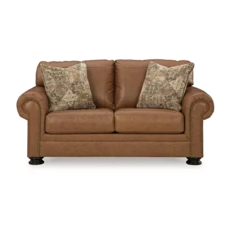 Signature Design By Ashley® Carianna Leather Loveseat