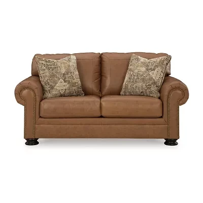 Signature Design By Ashley® Carianna Leather Loveseat