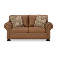 Signature Design By Ashley® Carianna Leather Loveseat